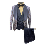 4pc Wide Collar Tuxedo (Slim Fit)