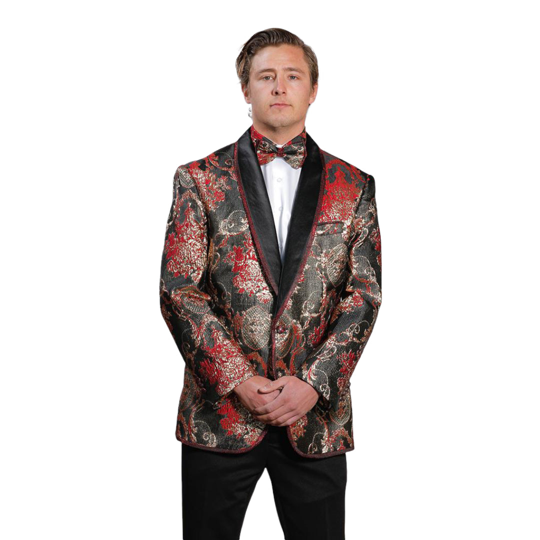 Fashion Blazer & Bow Tie-IN338 (Slim Fit)-The City Warehouse-Menswear