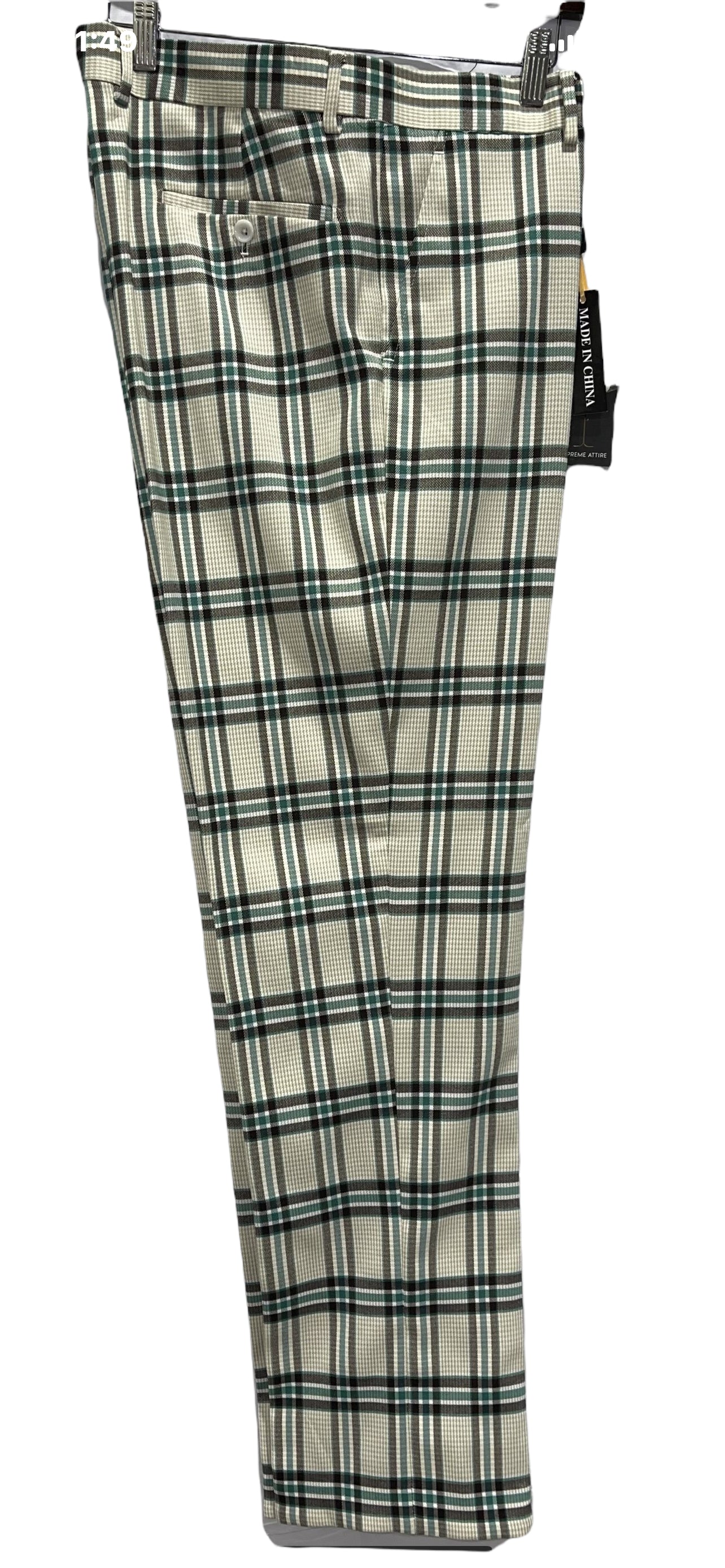 Plaid Slacks-LPMZ100-The City Warehouse-Menswear