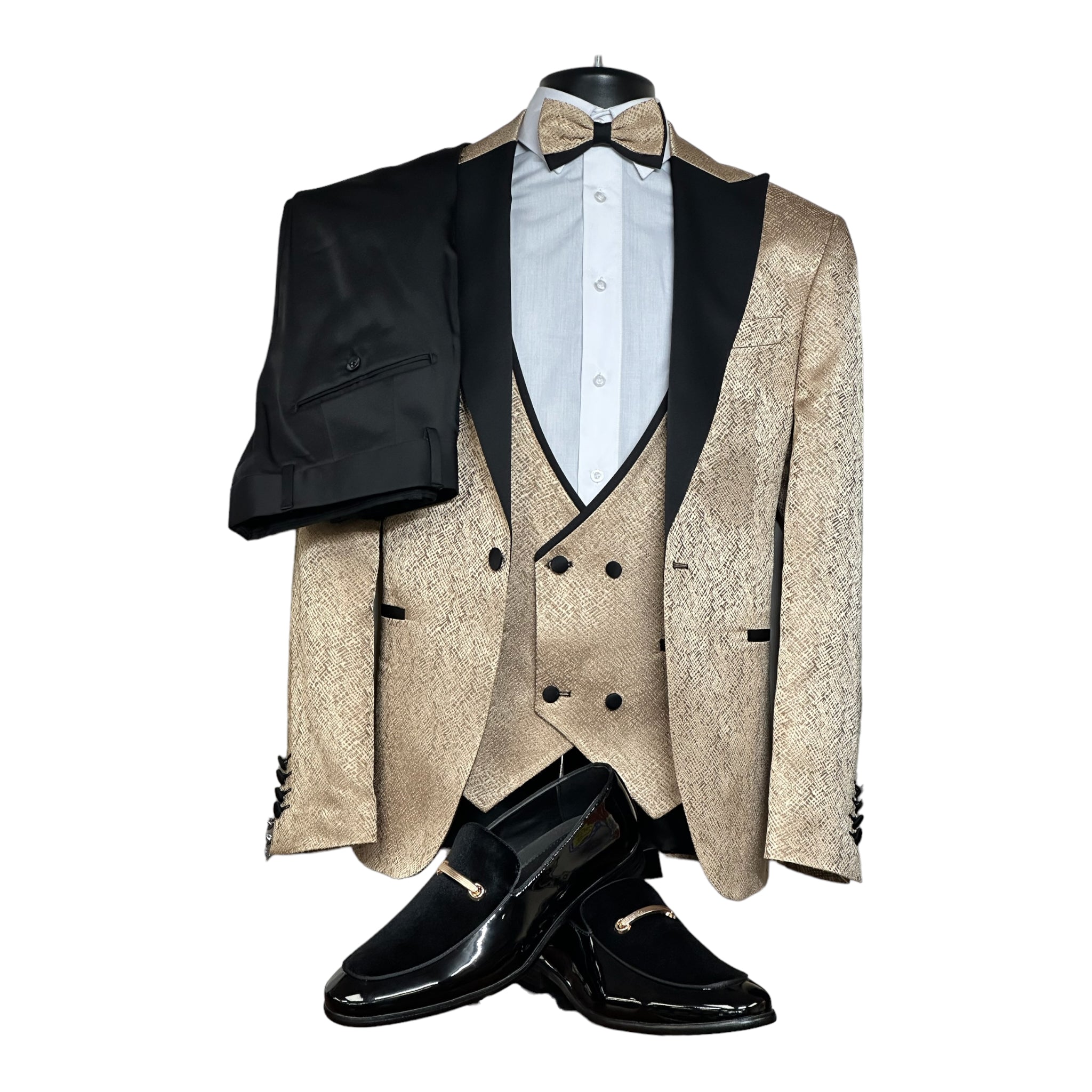 4pc. Tuxedo | Print Design | 881-The City Warehouse-Menswear
