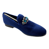 Rhinestone Buckle Loafer | Fabio