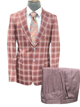 TCW | 2pc. Plaid Suit (Solid Pants)