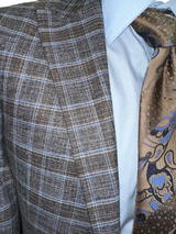 TCW | 2pc. Plaid Suit (Solid Pants)