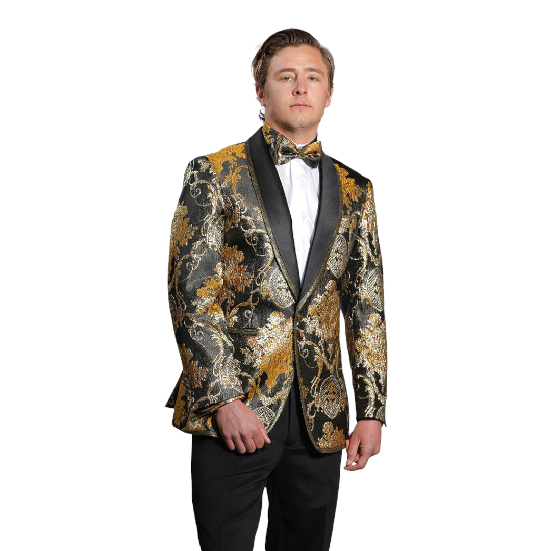 Fashion Blazer & Bow Tie-IN338 (Slim Fit)-The City Warehouse-Menswear