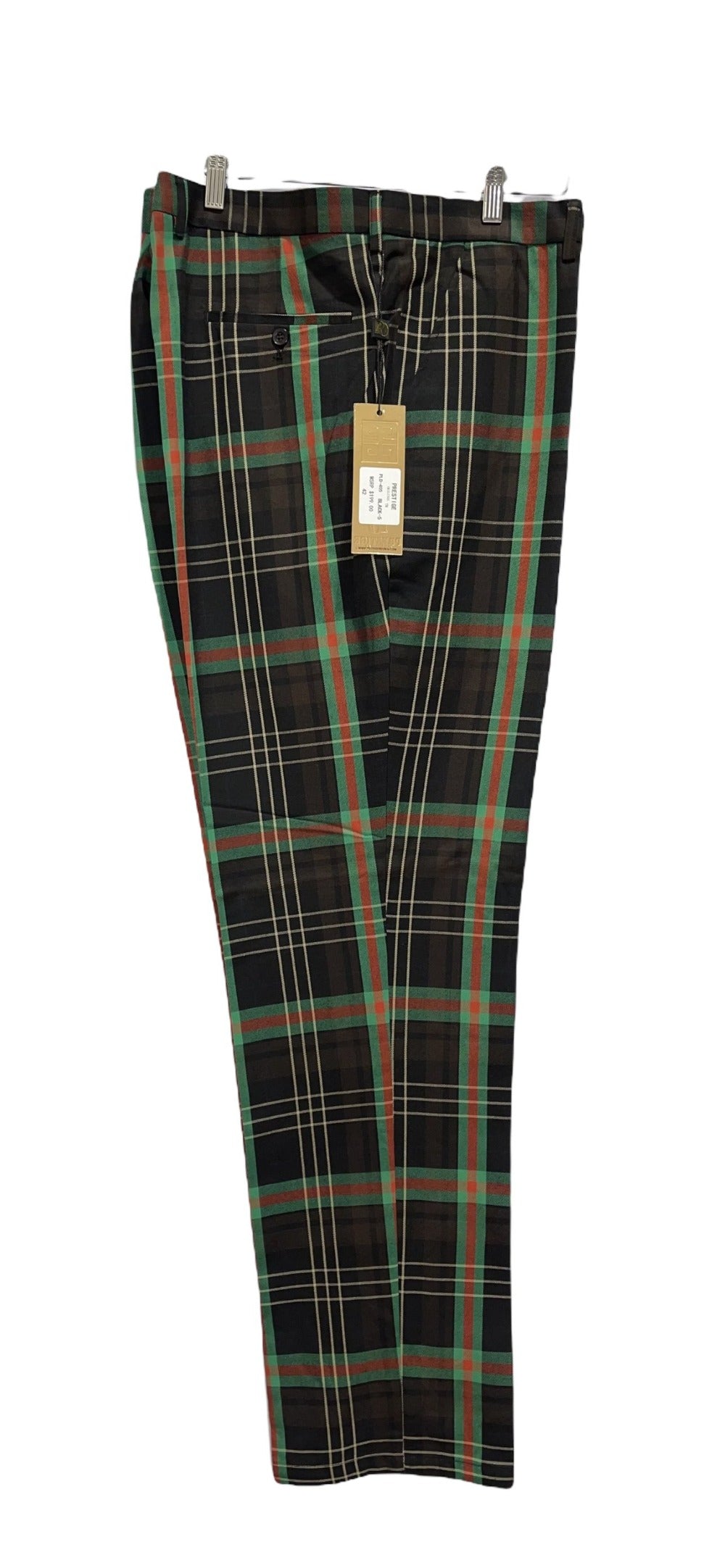 Plaid Slacks-405-The City Warehouse-Menswear
