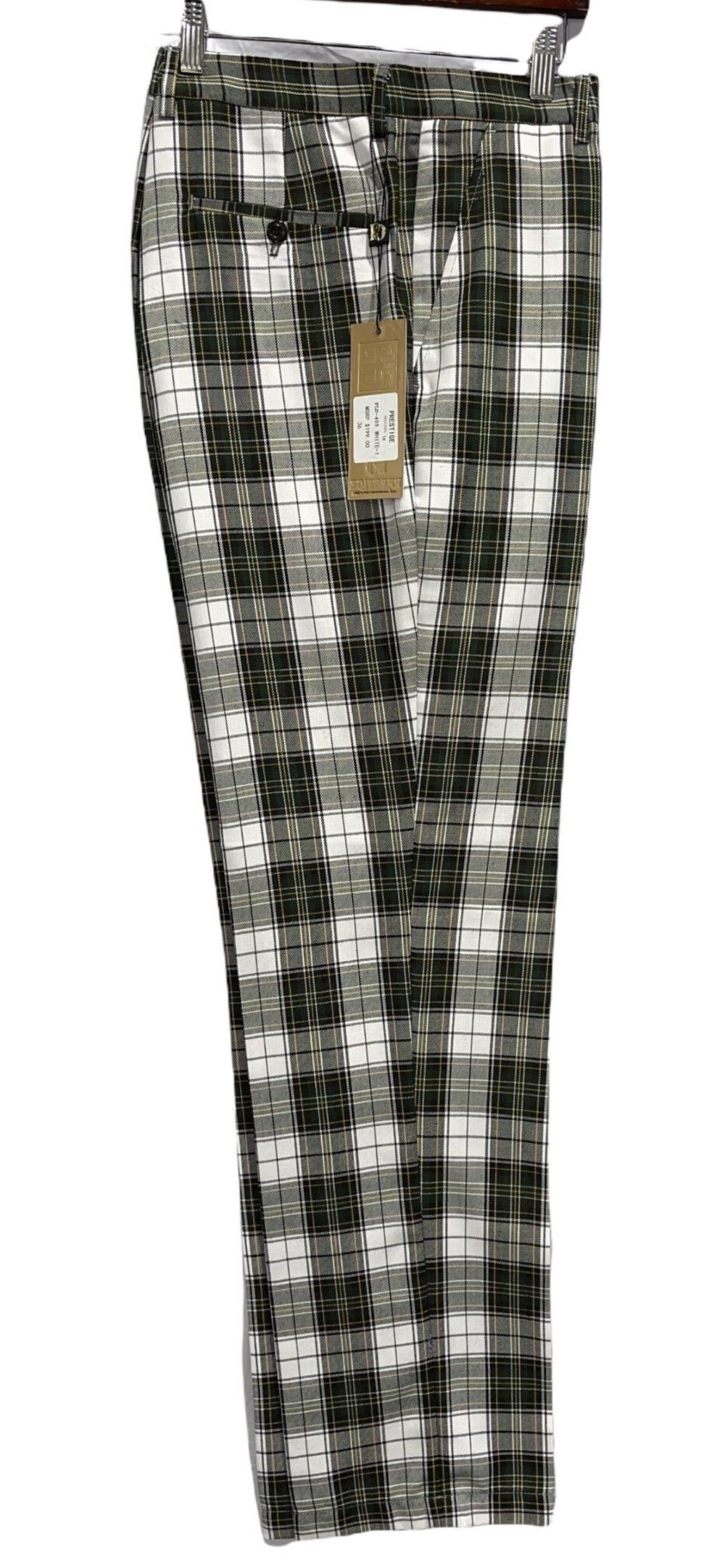 Plaid Slacks-405-The City Warehouse-Menswear