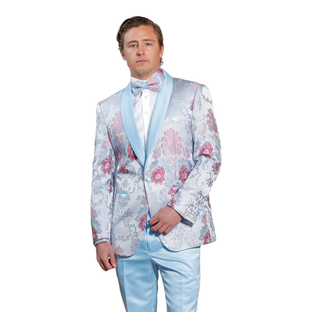 Fashion Blazer & Bow Tie-IN334 (Slim Fit)-The City Warehouse-Menswear