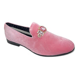 Rhinestone Buckle Loafer | Fabio