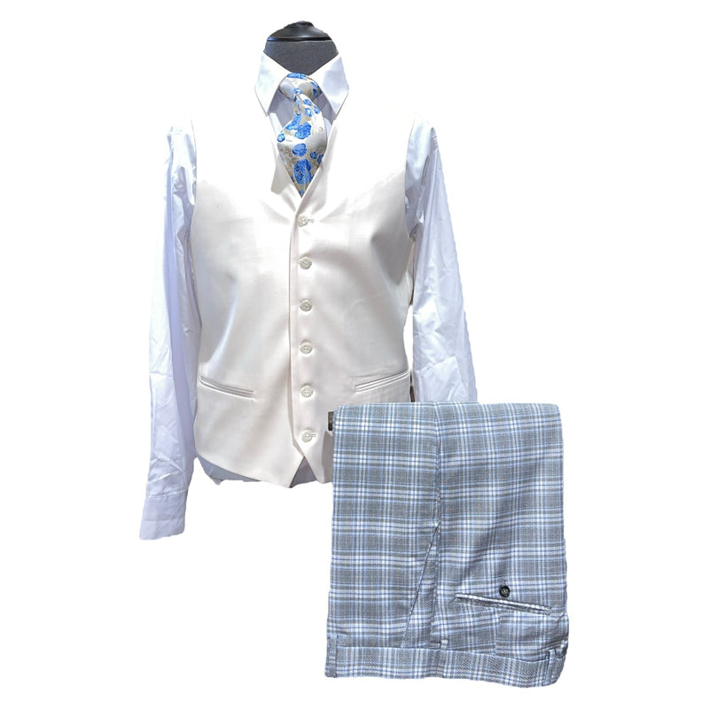 3pc. Plaid Suit | M2105