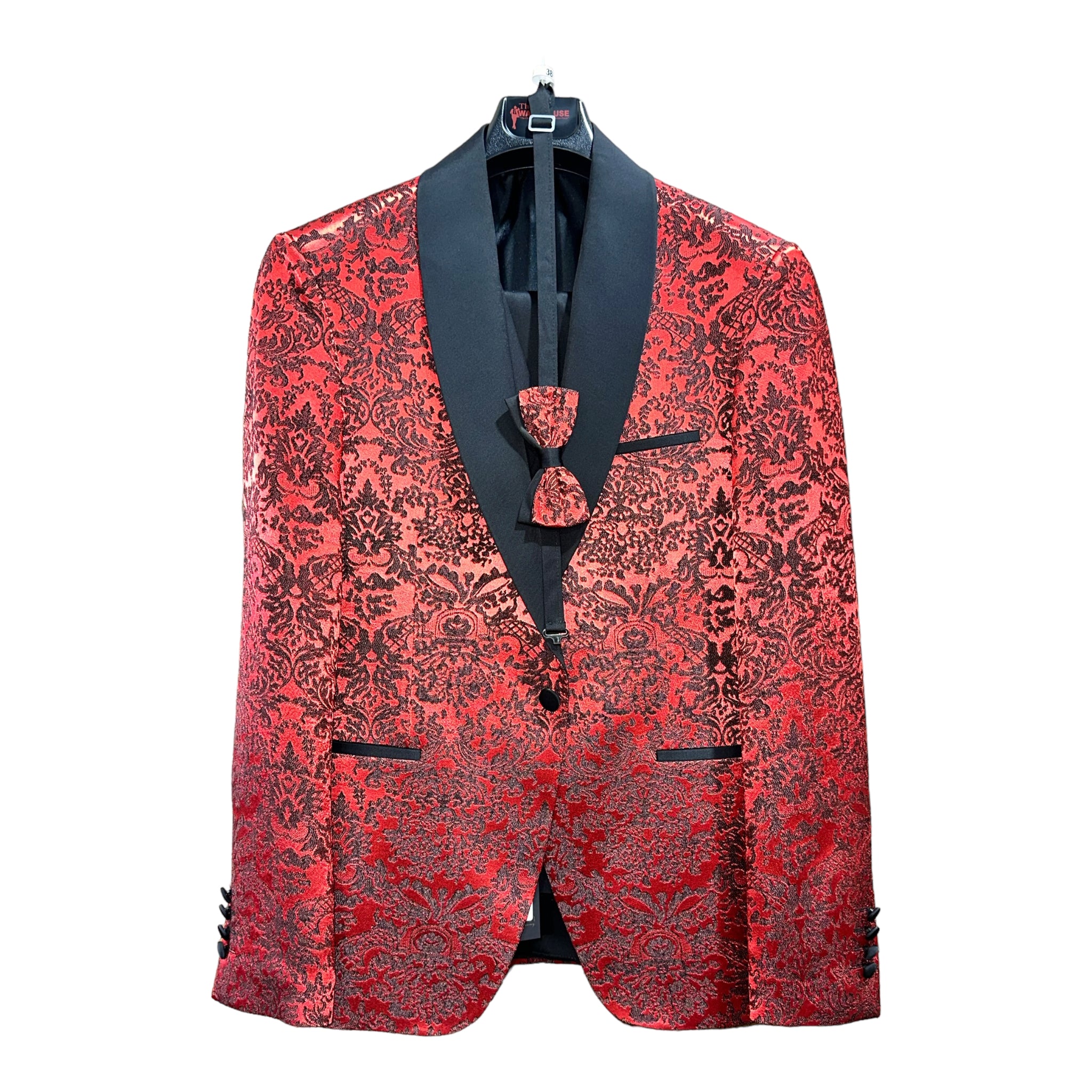 4pc. Tuxedo | Paisley Design | 389-The City Warehouse-Menswear