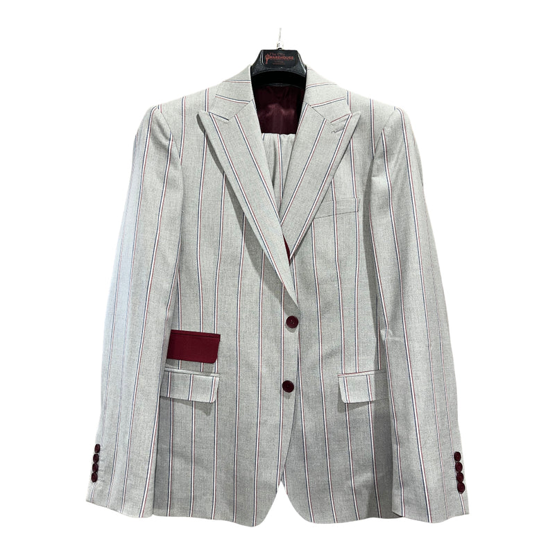 TCW | 3pc TriColor Pinstripe Suit