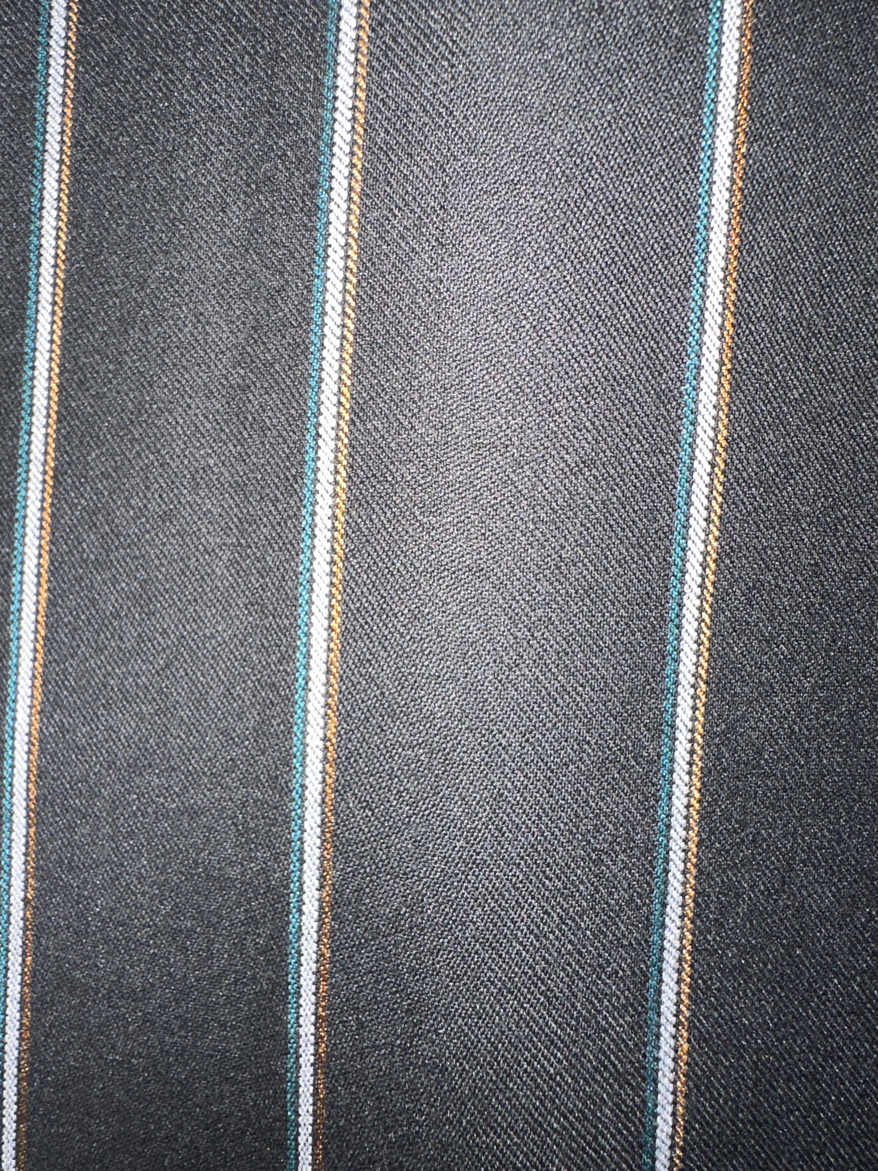 TCW | 3pc TriColor Pinstripe Suit-The City Warehouse-Menswear