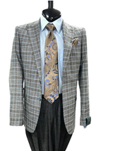 TCW | 2pc. Plaid Suit (Solid Pants)