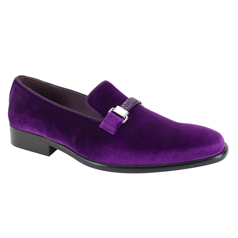 Velvet Loafer-#6753 - Purple